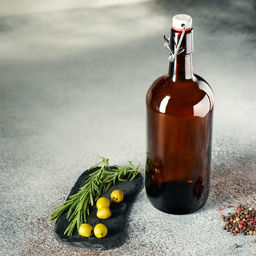 Цена за 12 шт. Бутылка, 1 л, с бугельным замком, стекло, коричневая - Simaland фото 7