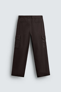 TWILL CARGO TROUSERS - Zara фото 7