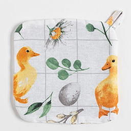 Прихватка Доляна Duckling 19х19 см, 100% хлопок, ватин 250 г/м2  фото 6