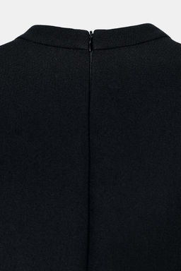 VESTIDO CORTO MANGA ABULLONADA / Negro - Zara фото 8