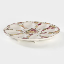 Подставка для яиц Доляна Сад роз, d=19.5 см, керамика, разноцветная фото 4