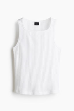 Camiseta sin mangas en canal? Slim Fit - H&m фото 4