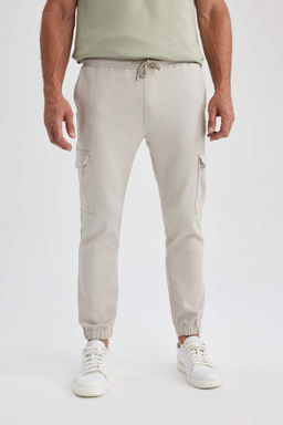 Узкие брюки-карго с карманами и нормальной талией Jogger - Defacto фото 4