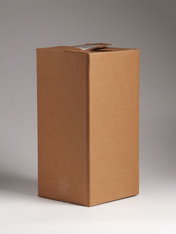 Ваза Паутинка, изгиб, 25?12.5 см, стекло, прозрачная