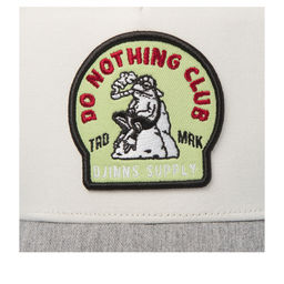 Бейсболка DJINNS арт. HFT DNC Frog (светло-серый / белый)