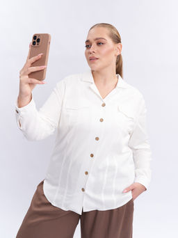 Рубашка льняная BL59152WHT04 - Артесса фото 8