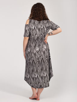 Платье женское кулирка "ВЛАДА" ЗЕБРА