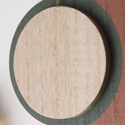 Настенные крючки декоративные Абстракция. Половина круга и круг, дерево, 1.5?19?23.5 см