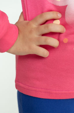 Костюм детский фуксиявасилек рисунок овечка