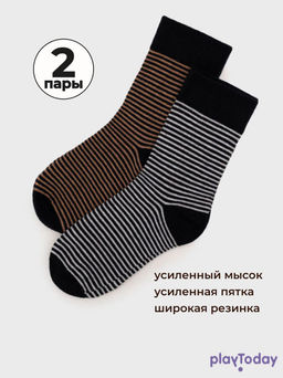 Носки для мальчика PlayToday набор 2 пары в ассортименте хлопок  фото 5