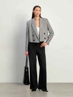 Двубортный жакет укороченный, ML779/whale