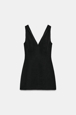 VESTIDO CORTO ZW COLLECTION / Negro - Zara фото 5