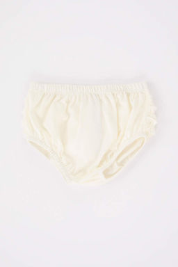 Трусики из 2-х предметов из чесаного хлопка для новорожденных девочек - Defacto фото 3