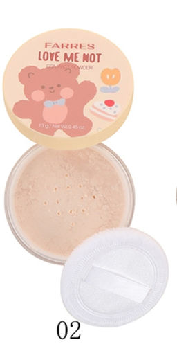 FARRES /3028-02/ Крем-пудра рассыпчатая "Love Me Not" (натурал).6