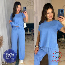 Летний брючный костюм двойка