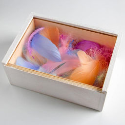 Наполнитель из перьев для шаров и подарков Радости! , 15 х 11 см - Дарите счастье фото 3