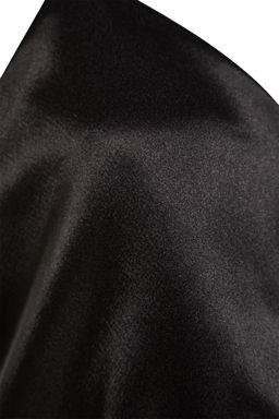 Trendyolmilla Siyah Dantelli Ip Ask?l? Crop Saten Sortlu Dokuma Pijama Tak?m? THMSS22PT0264 фото 7