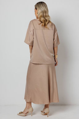 Юбка женская 198/04/Бежевый - Rise фото 2