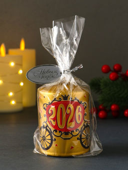 Свеча новогодняя пеньковая Лошадь. 2026, 6?6?8 см