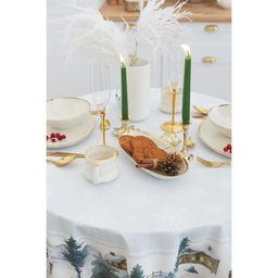 Скатерть Этель Forest animals d=150см +/-3см с ГМВО, 100%хл, саржа 190 гр/м2  фото 12