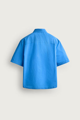 CAMISA RELAXED FIT POPEL?N / Azul?n - Zara фото 7