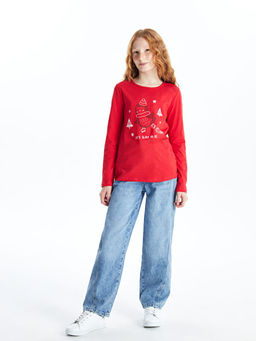 Bisiklet Yaka K?z ?ocuk Ti??rt - Waikiki фото 4