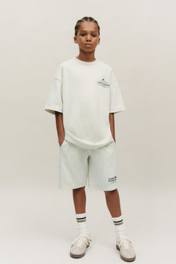 INTERLOCK T-SHIRT AND BERMUDA SHORTS SET - Zara фото 9