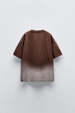 DEEP DYE SLOGAN T-SHIRT - Zara фото 7