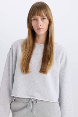 Fall in Love Regular Fit Bisiklet Yaka Casual Uzun Kollu Pijama Ustu - Defacto фото 2