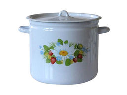 ЭМ_Кастрюля 12,0 л ДЕКОР цил высокая БЕЗ ОБОД арт 1624/4Рб, 1624/4КМ Лысьва