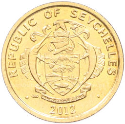 Монета 5 центов 2012 года Сейшелы