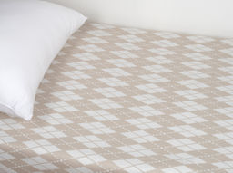 8с11.111ж1 Ромбы (ДТЭ лен) Покрывало декорат.206х230см