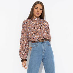 Блуза с драпировкой, Драма в деталях (фундук)