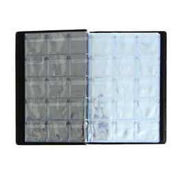 Альбом для монет 125×185 мм Calligrata, на 240 монет, ячейка 35×35 мм, 16 листов, обложка искусственная кожа, коричневый