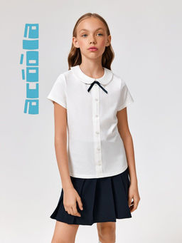 ACOOLA / Блузка детская для девочек Veil белый