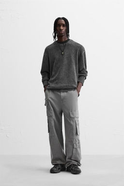 TEXTURED WASHED SWEATER - Zara фото 18