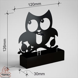 Декоративная подставка для спиралей от комаров Сова 704-206 - Фабрика интерьерной ковки фото 2