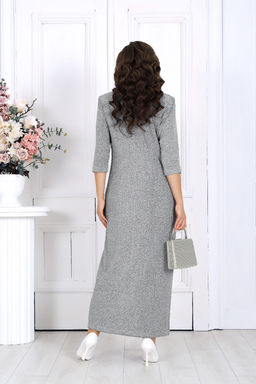 Платье Ninele 7515 серебро фото 3