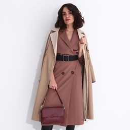 Сумка-мессенджер на молнии, цвет бордовый - Simaland фото 8