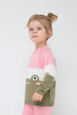 К 855/ш/светло-розовый,светлая полынь комплект д/дев яс