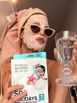 Professor SkinGOOD Увлажняющие маски Морское СПА 7 шт  фото 7