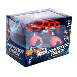 Машинка на пульте управления «Джип. Граффити», работает от батареек, цвет красный