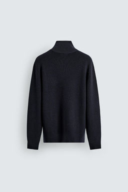WOOL BLEND ZIP-UP JUMPER - Zara фото 8