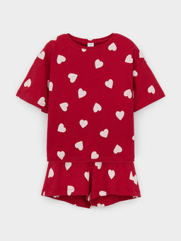 Пижама Crockid МП 1655-1 красная хлопок фото 4