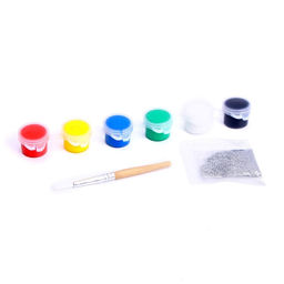 Ёлочные шары под раскраску на новый год Чудесная история, краски, 4 шт, набор для творчества