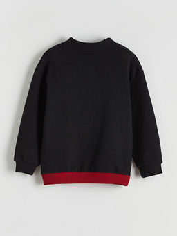 Galatasaray Bask?l? Erkek ?ocuk Kal?n Sweatshirt