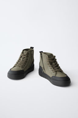 TECHNICAL HIGH-TOP SNEAKERS - Zara фото 3
