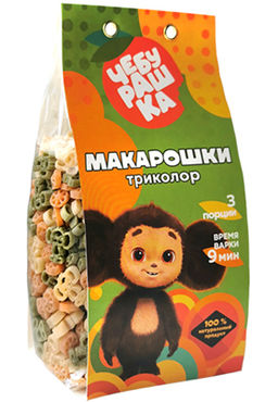 Чебурашка Макарошки Триколор 250гр.