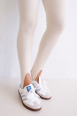 Martichelli Леггинсы со штрипками молочные  фото 3