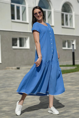 Платье  70% лен+30% вискоза